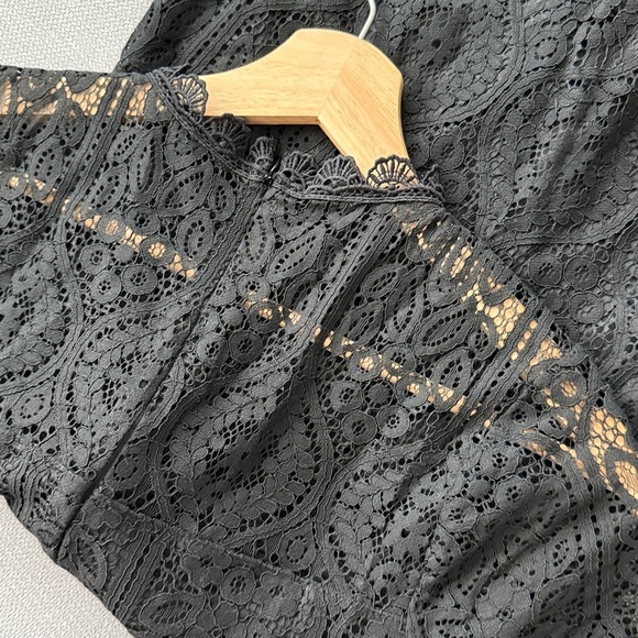 Lulu's Remarkable Lace Dress, Black, Size XS - Picture 9 of 10